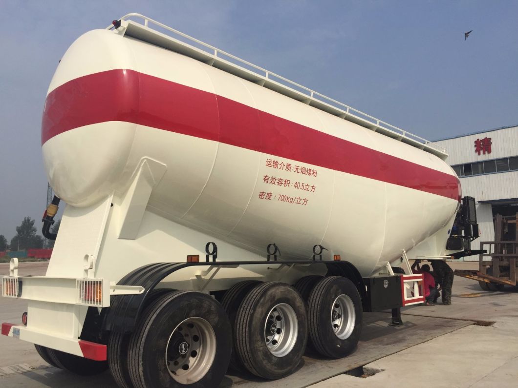 China Factory Price Bulk Cement Tank Semi Trailer with V-Shape