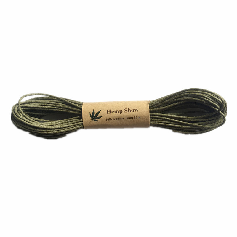 100% Hemp Twine 1mm Thickness with Various Colors
