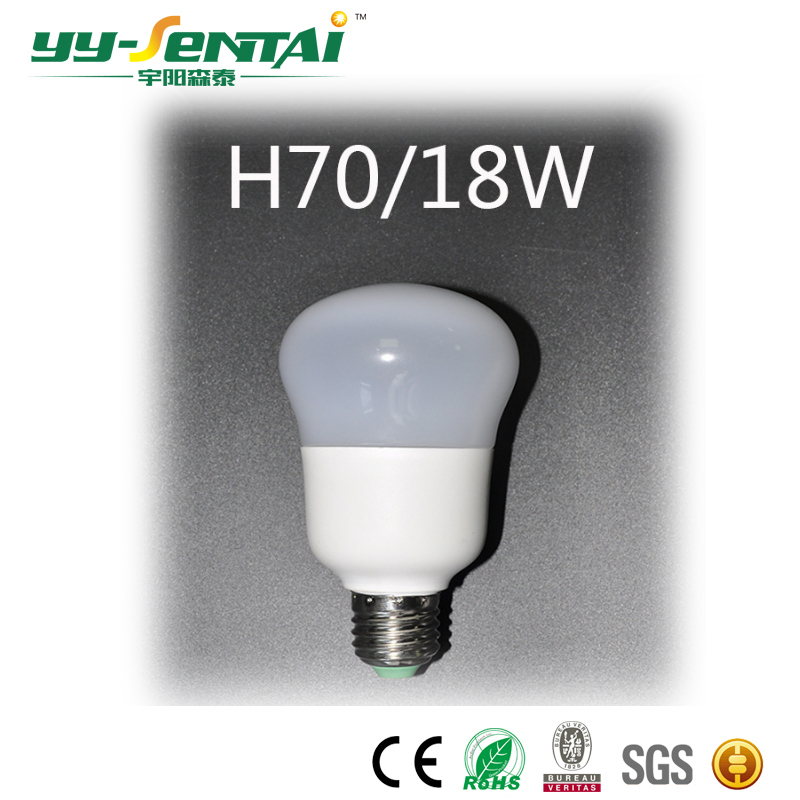 Plastic + Aluminum E27 18W-45W LED Light Bulb
