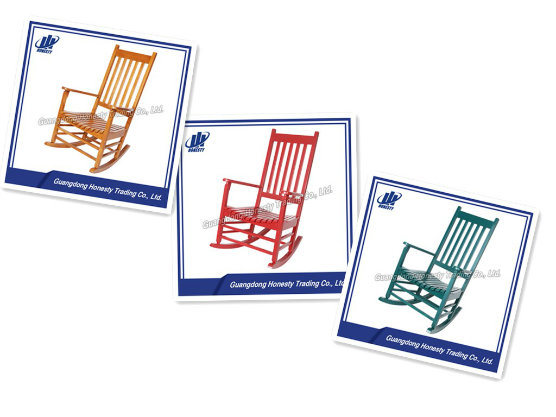 Cy2273 Special Design Antique Wooden Relaxing Rocking Chair