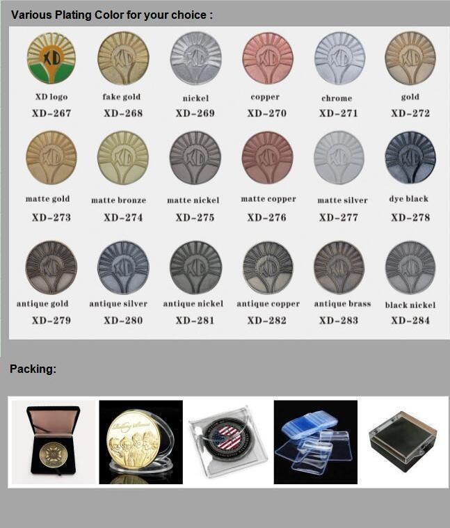 Factory Price Custom Customized Gift Enamel Blank for Coin