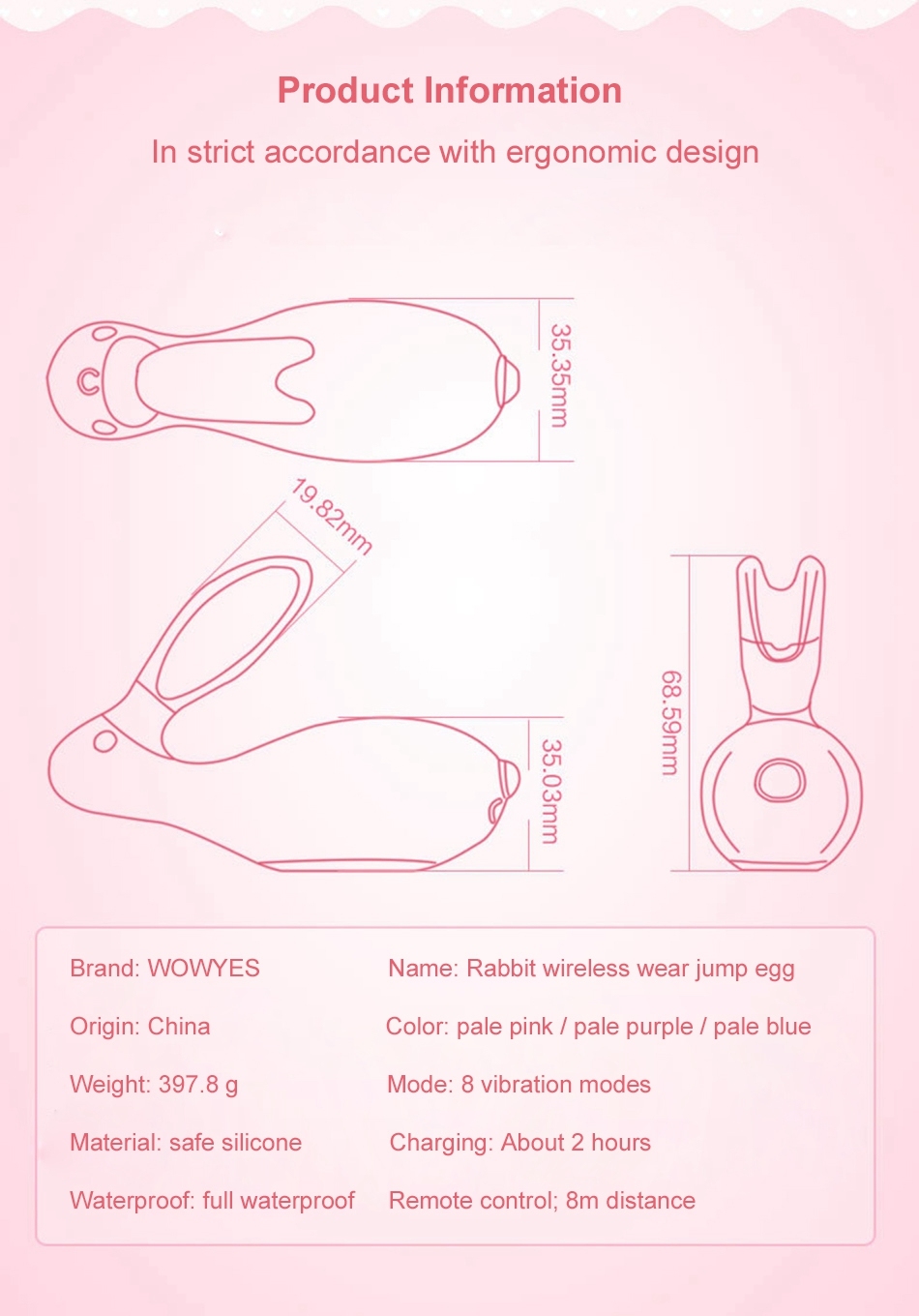 Dual Vibrators Strap on Dildo USB Recharge G Spot Clitoris Stimulator Rabbit Vibrators Vibrating Eggs Erotic Sex Toys for Woman