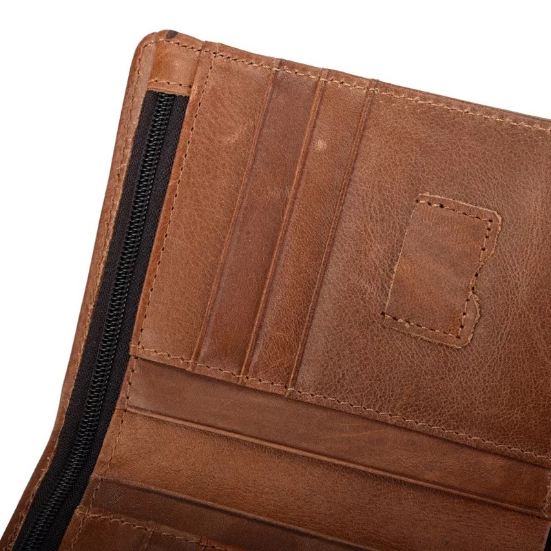 2018 Vintage Leather Mens Wallet Short Purse for Men