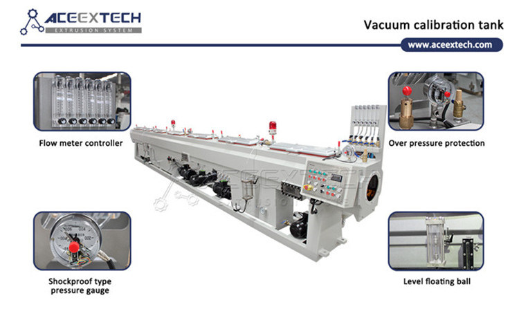 PE Tube Extruding Machine/Plastic HDPE Pipe Making Production Line