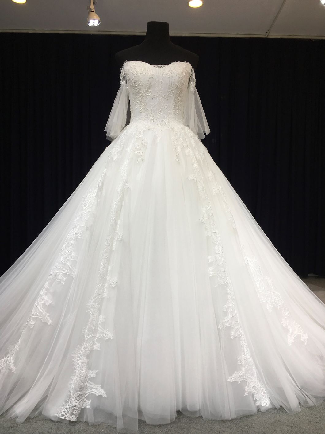 Aoliweiya Newest Designer Tulle Wedding Dress