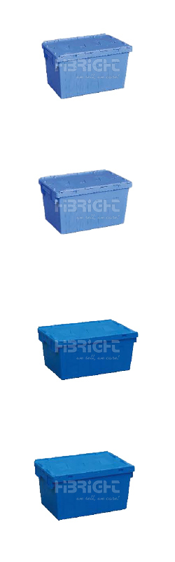 Fold up Collapsible Plastic Crate Used for Storage