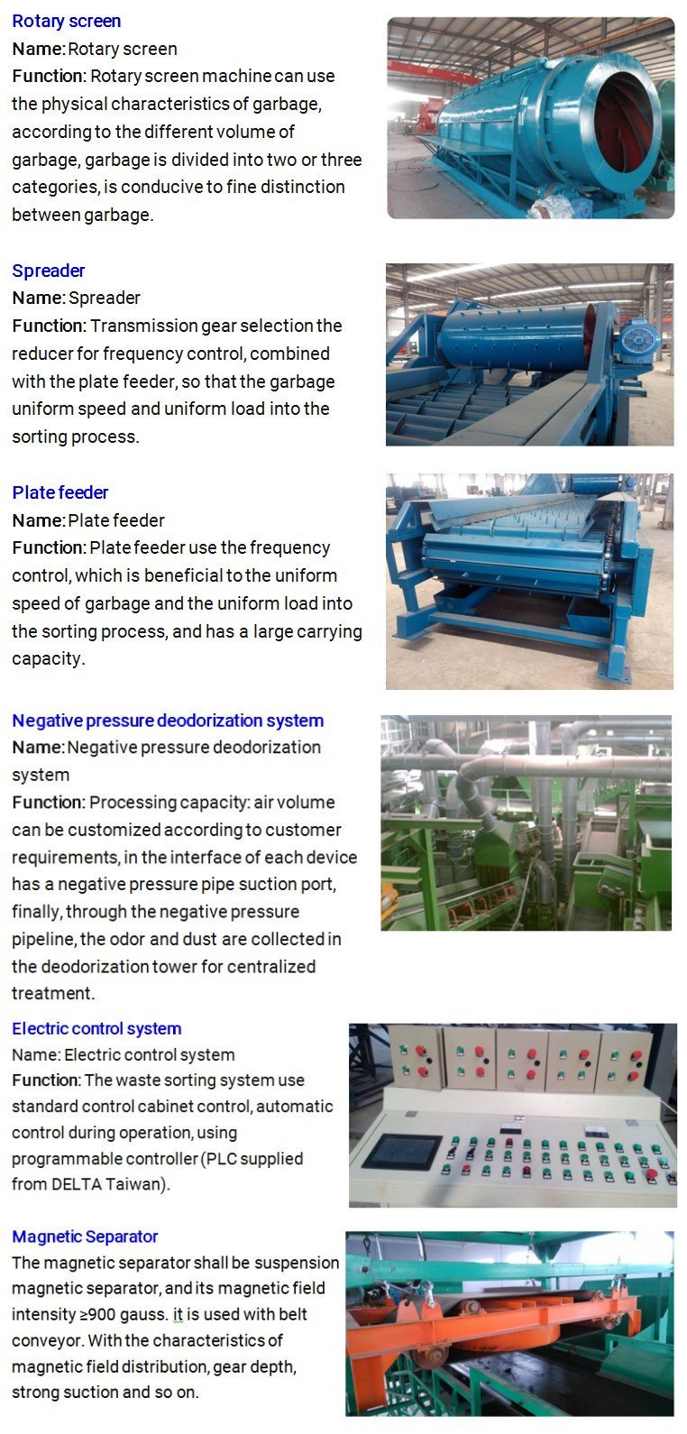 Central Sorting and Recovery of Msw Recyclable Materials