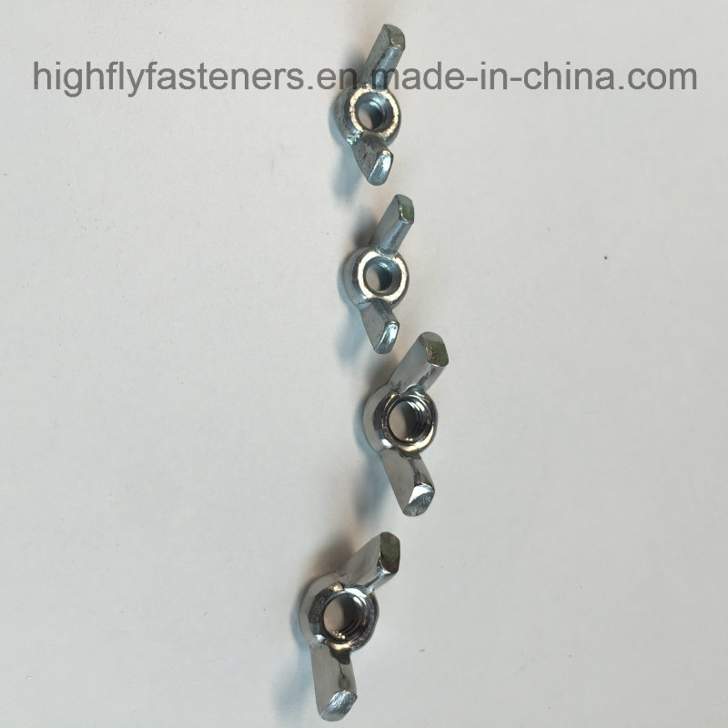 China Supply Standard Size Stainless Steel Wing Nut Butterfly Nut