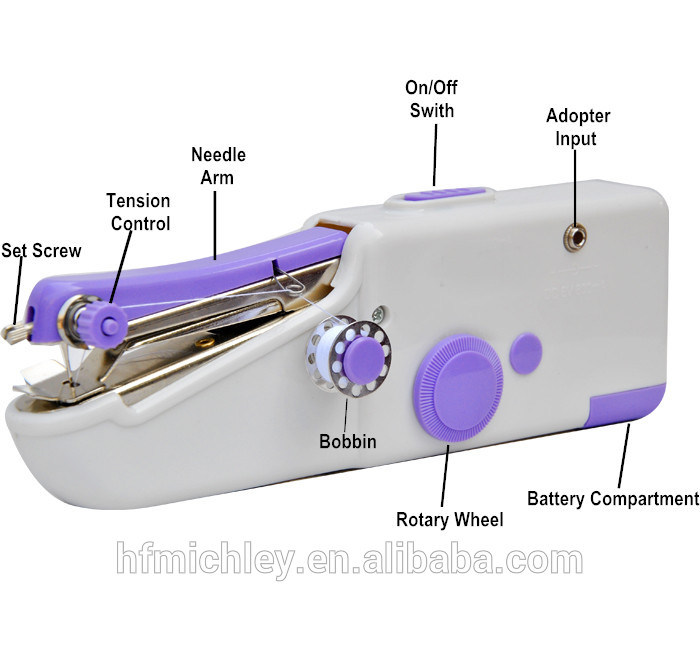 Portable Leather Bag Mini Handheld Sewing Machine for Household (ZDML-2)