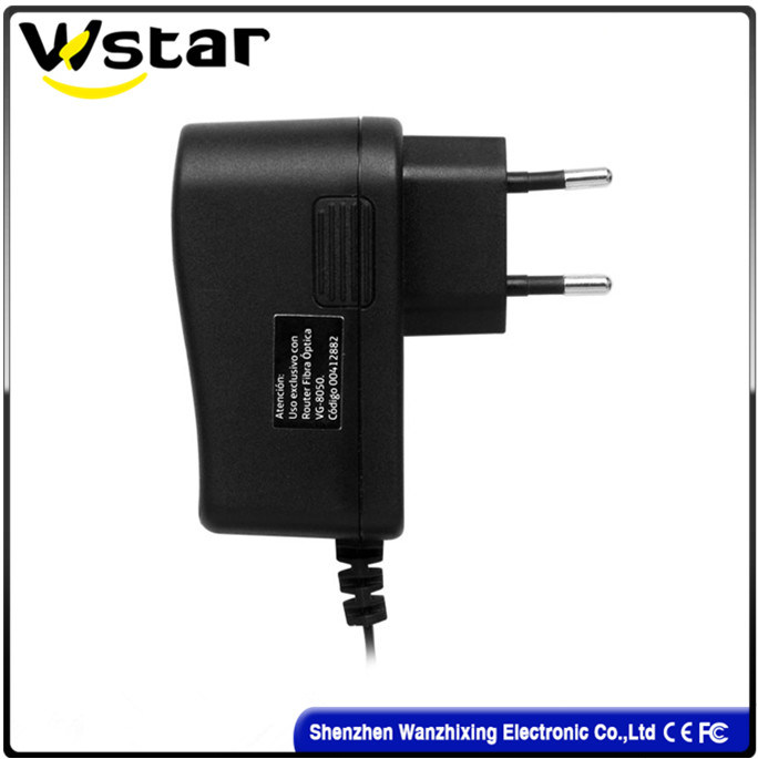 12V 1A Europe Plug Power Adapter AC DC Adapter