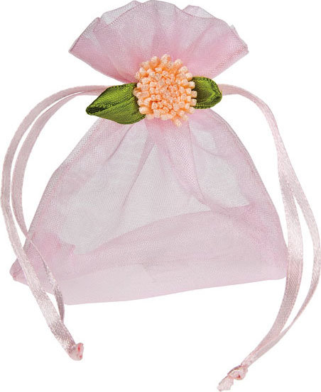 Colorful Personalized Organza Satin Ribbon Drawstring Bag for Holiday Gift Packing (COB-1147)