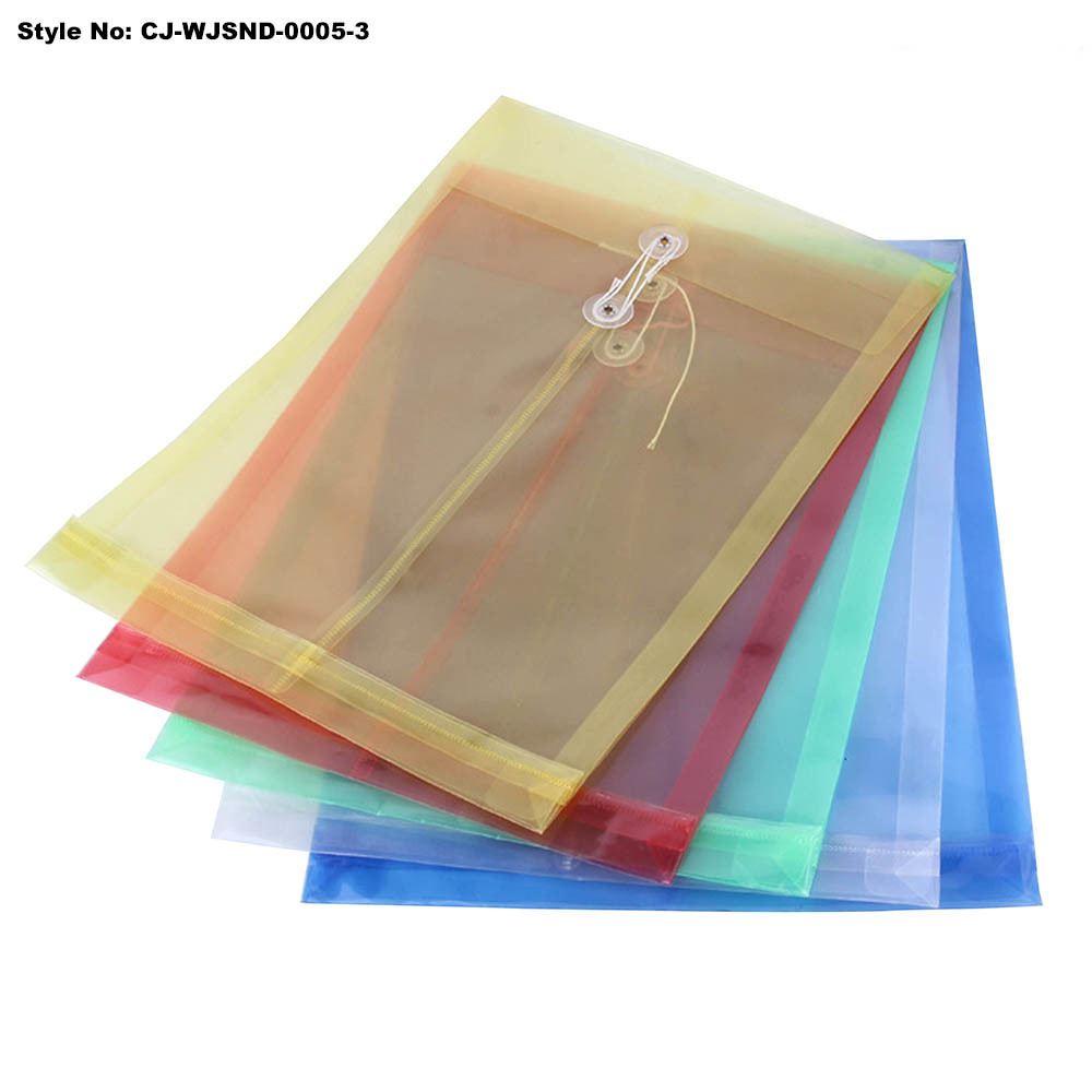 Custom Plastic Color Transparent Folder, Document Folder Office Stationery