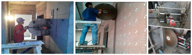 Door Window Elevator Hole Concrete Wall Floor Cutting Machine