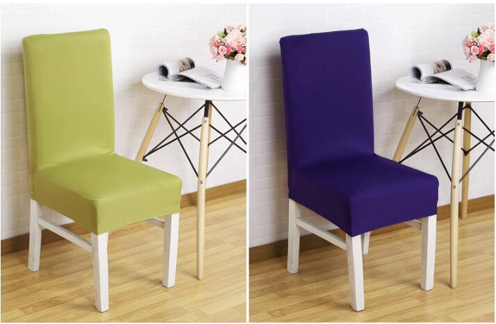 Wholesale Hotel Wedding Decoration Fashion Plain Spandex Chair Seat Cover