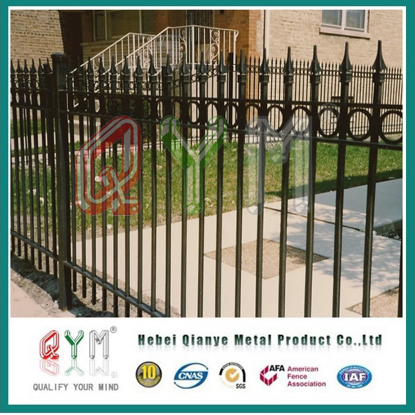 Cheap Wrought Iron Fence Panel/ Steel Fence for Sale