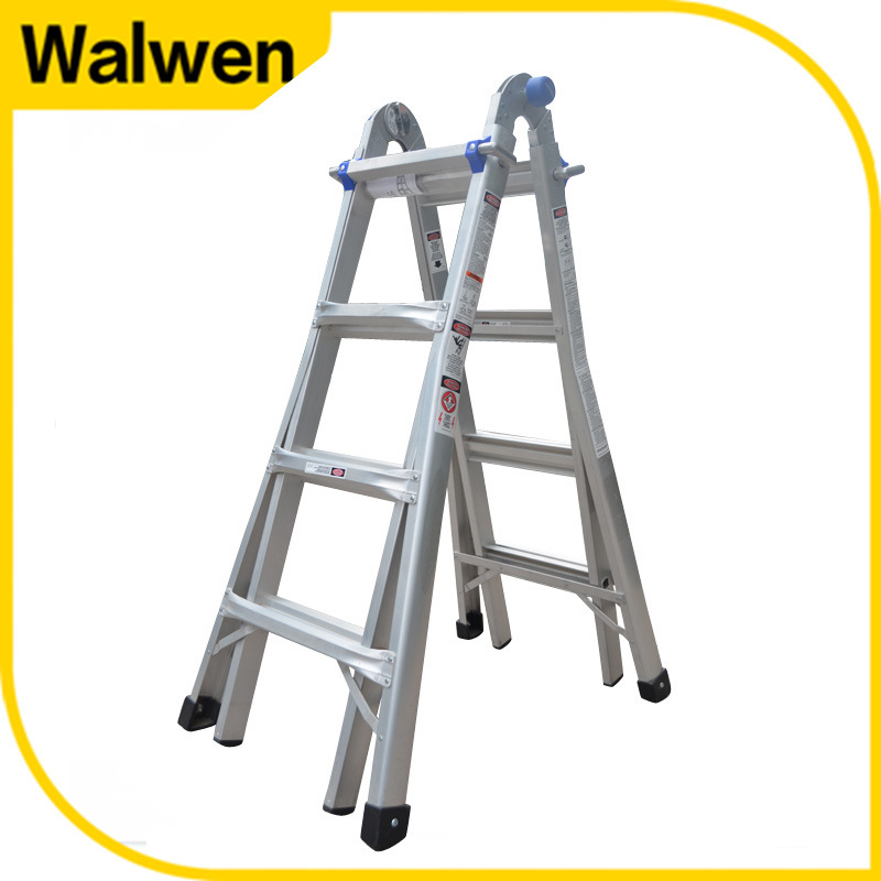 High Stength Multi-Purpose Folding Aluminum Scaffolding Ladder