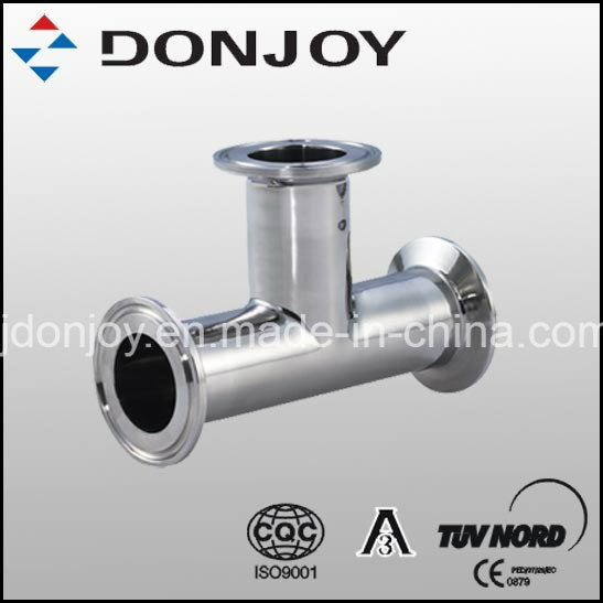 DIN Standard Stainless Steel Sanitary Clamped Tee