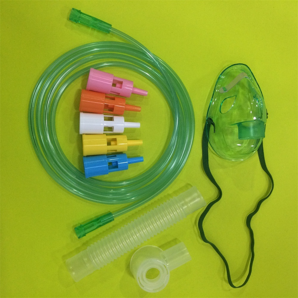 Medical Instrument Adjustable Venturi Oxygen Mask with 5 Diluters with Ce/ISO Certification