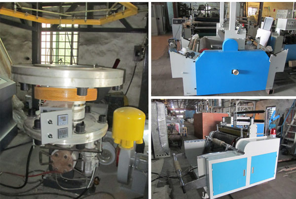 Co-Extrusion Rotary Head Double Layer Film Blowning Machine