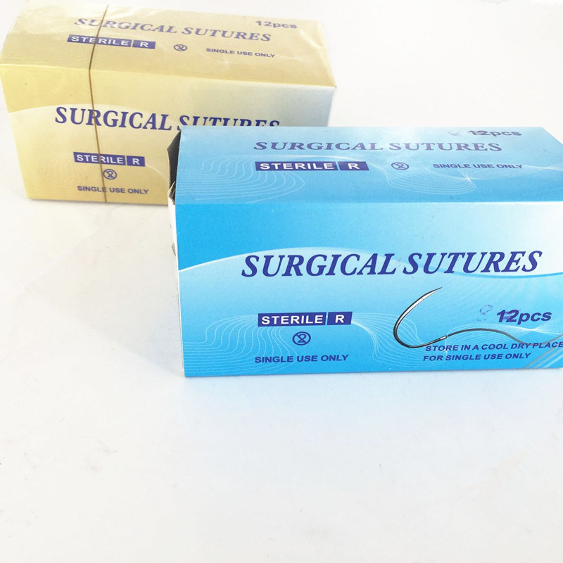 Veterinary Medical Operating Surgical Suture (silk, catgut)