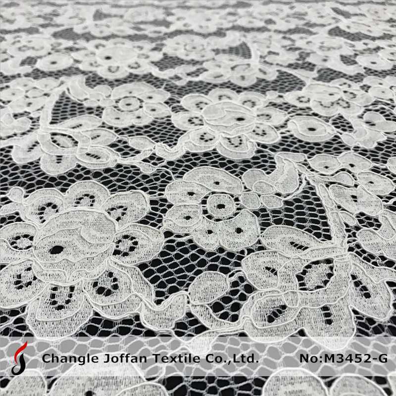 Embroidery Lace Raschel Lace for Bridal Dresses (M3452-G)