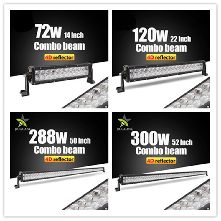 Auto LED 15inch 22inch 50inch 52inch Dual Row LED Light Bar