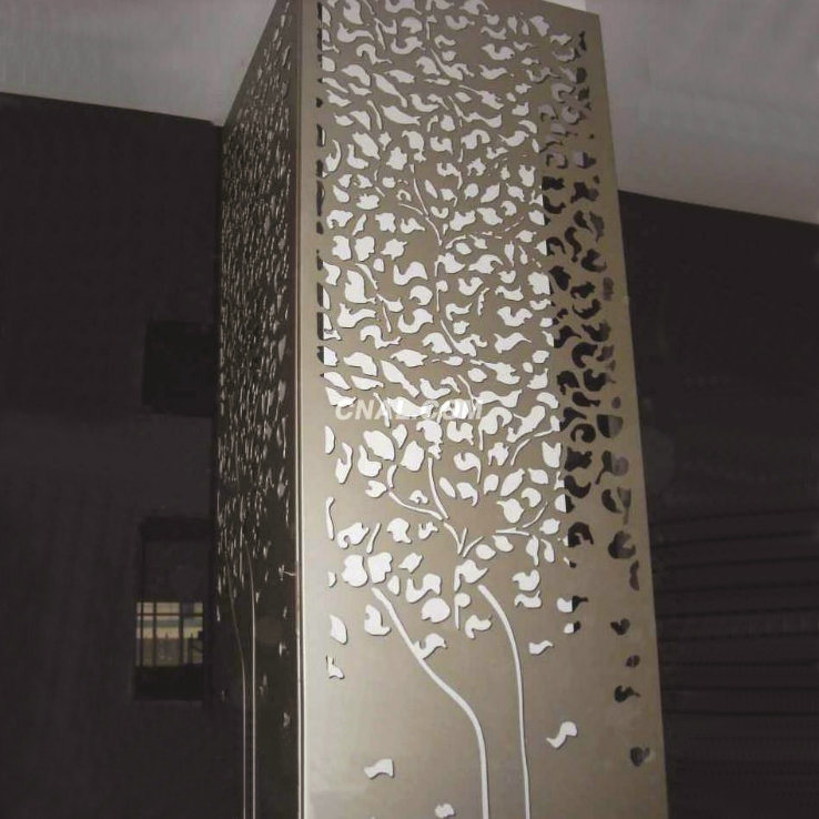 Aluminum Metal Panel with Hollow Pattern for Building Decoration