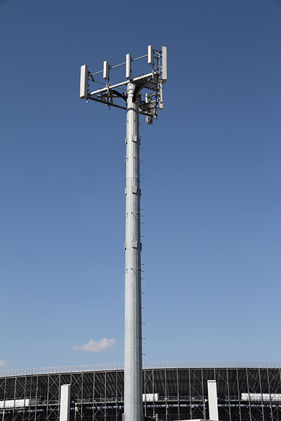 Steel Monopole Communication Signal Cell Tower