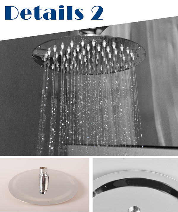 Modern Hotel Bathroom Exposed Wall Hung Shower Mixer