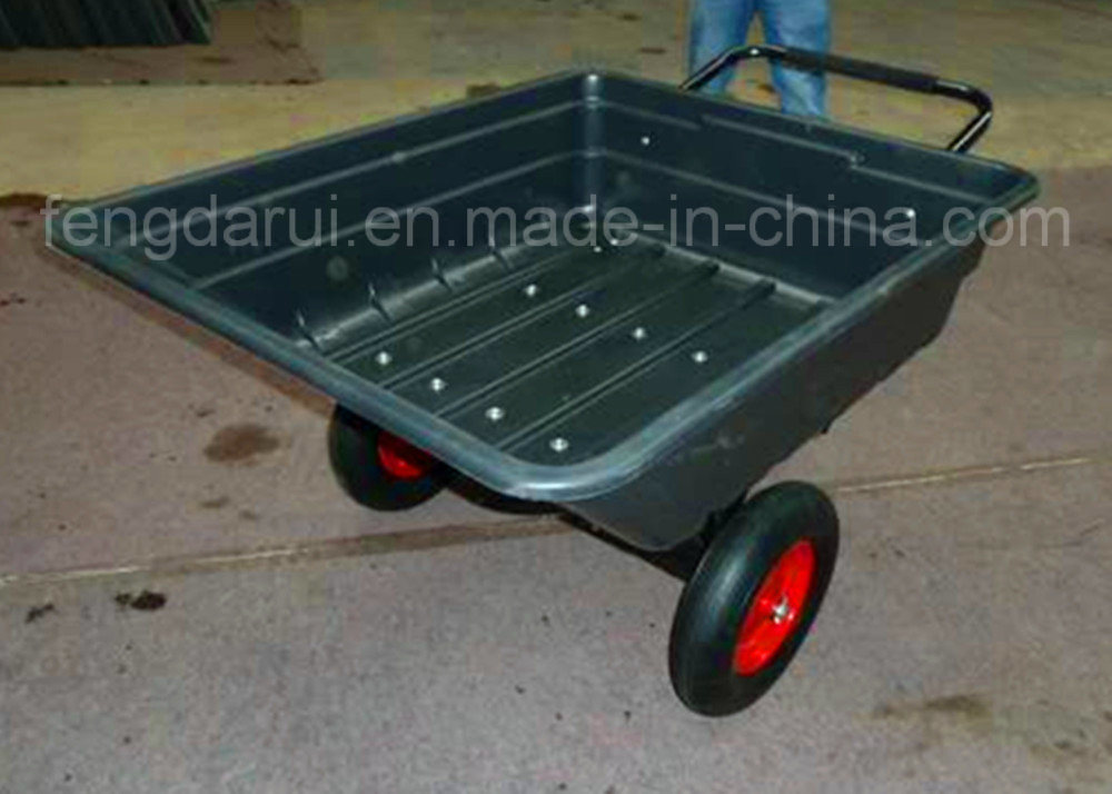 Big Square Plastic Tray of Wheel Barrow (WB3037/TC3038P) with Three Wheels