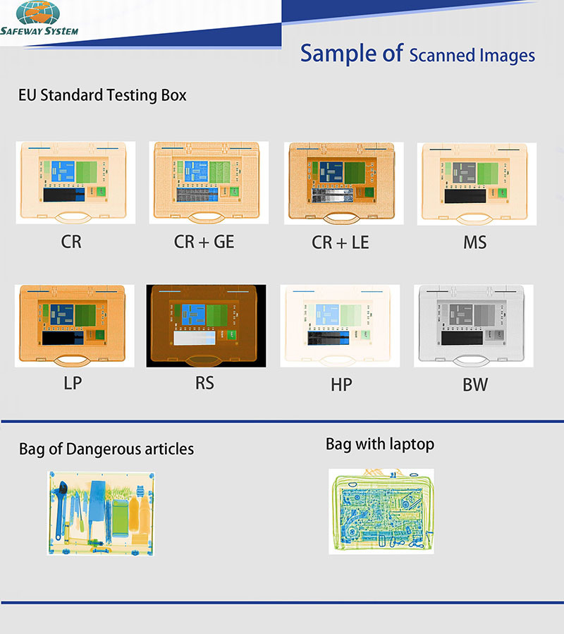 Hotel Security Checking Use Baggage X-ray Screening Scanner Machine