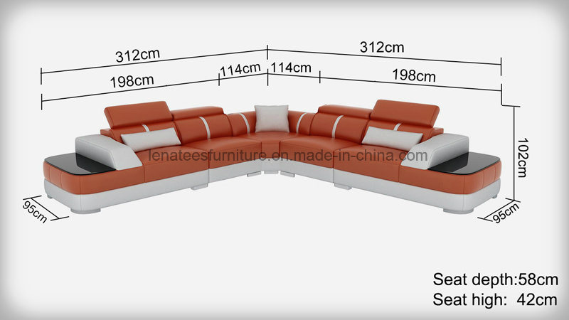 G8026b King Size High End L Shaped Sofa