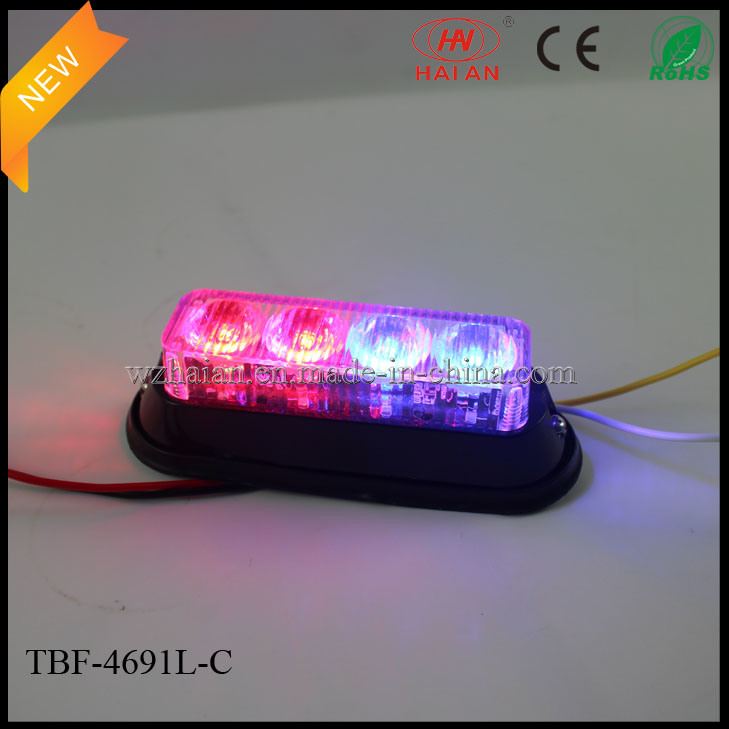 Red Blue Dual-Colored Police Car Surface Mount Lights