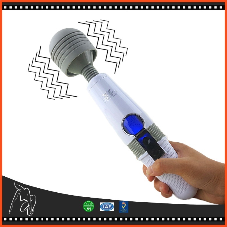 Powerful 9 Speed USB Rechargeable LCD Display Touch Vibrator