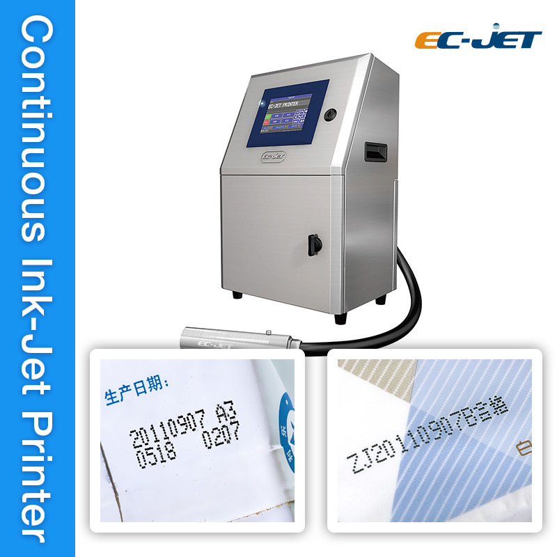 Expiry Date Continuous Ink-Jet Printer for Cosmetic Box (EC-JET1000)