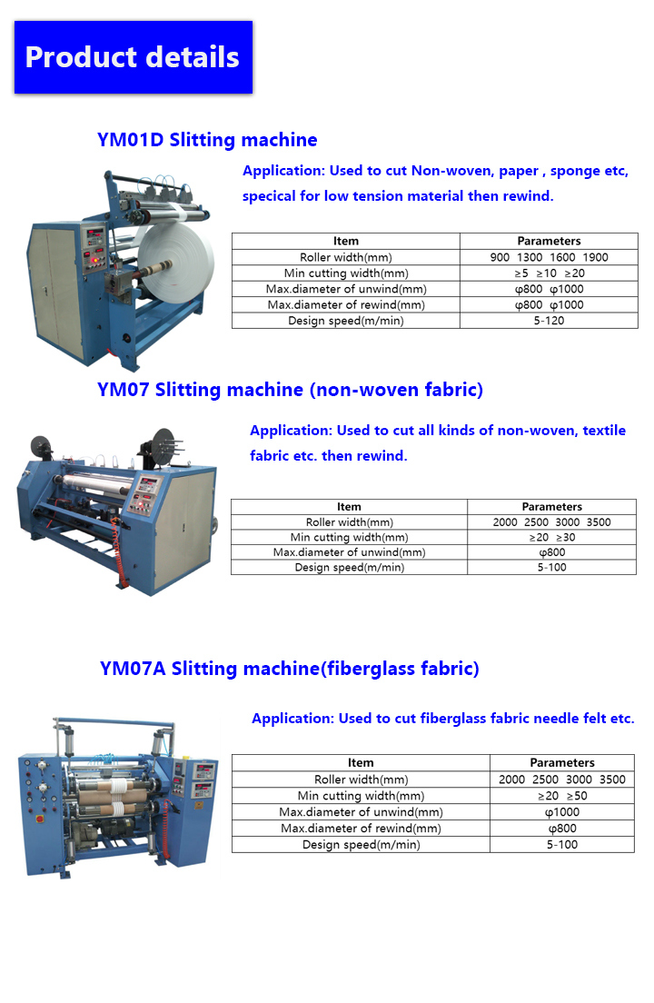 Ym04c Slitting Machine for Cutting Medical Tape