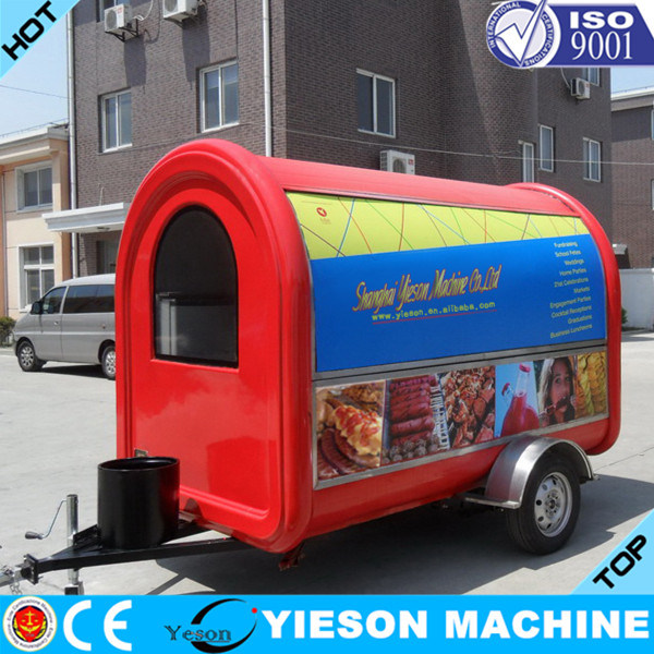 Ys Made in China Mobile Food Cart Trailer Sale