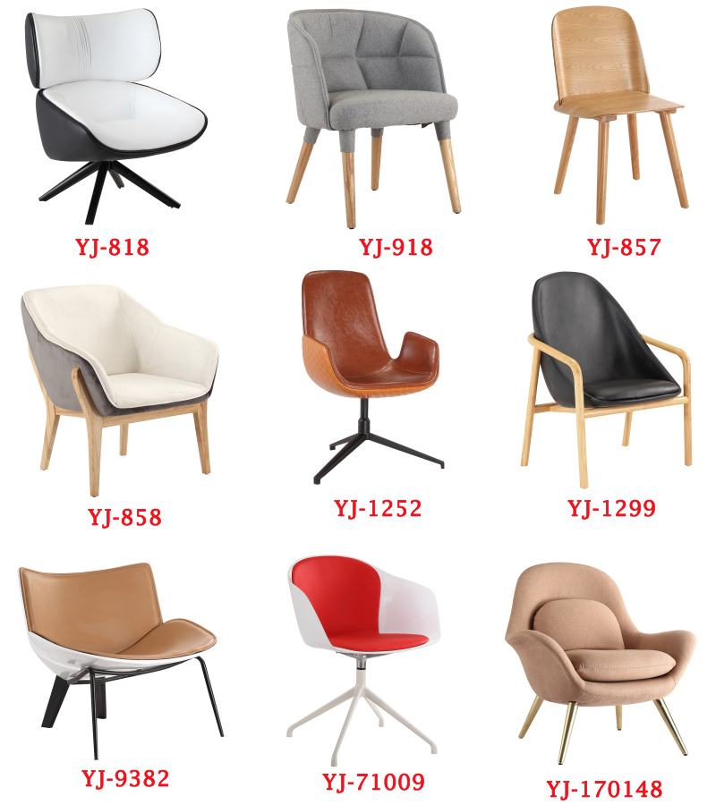 Fiberglass New Style Simple Living Room Leisure Chair-Yj1259b