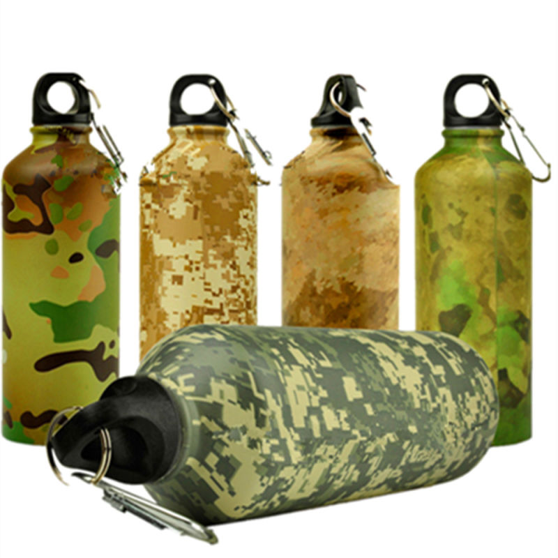 Military Tactical Multicam Stainless Steel Water Bottle Canteen