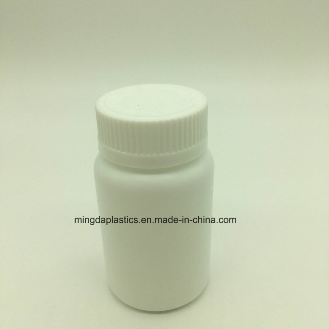 Pharmaceutical Small Size 75ml Plastic Bottle Packaging HDPE White Pill Bottle Manufacturers