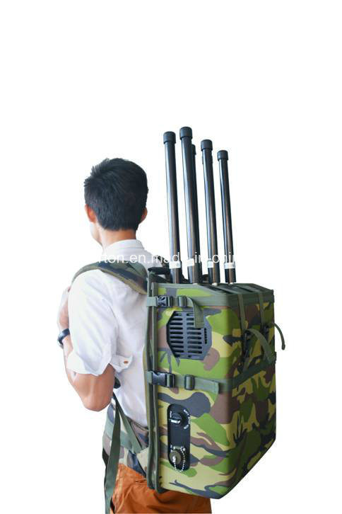 High Power 6-Antennas Portable VIP Jammer/Bomb Jammer/Military Backpack Signal Jammer