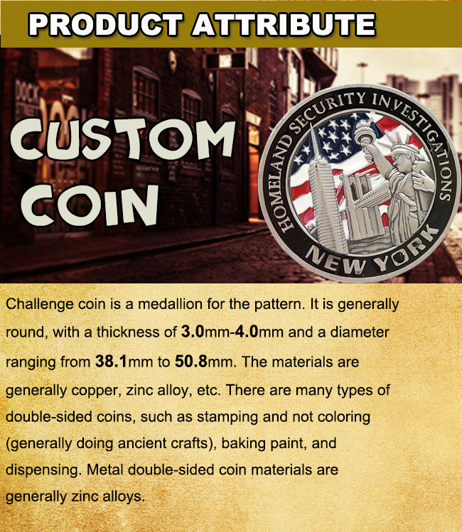 Custom Wholesale Souvenir Military Navy Police Metal Challenge Coin Manufacturer (XF-CO10)