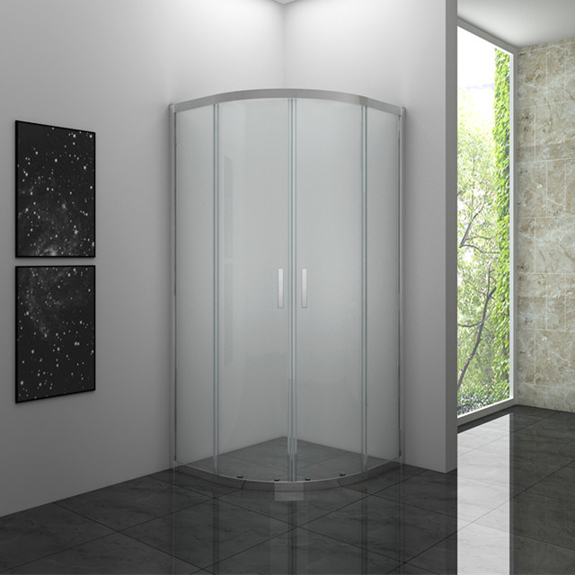 New 2018 Hot Sale Chrome/White/Black Aluminum 6mm Sliding Door Quad Shower Room (6Y1008) 800*800*1850mm