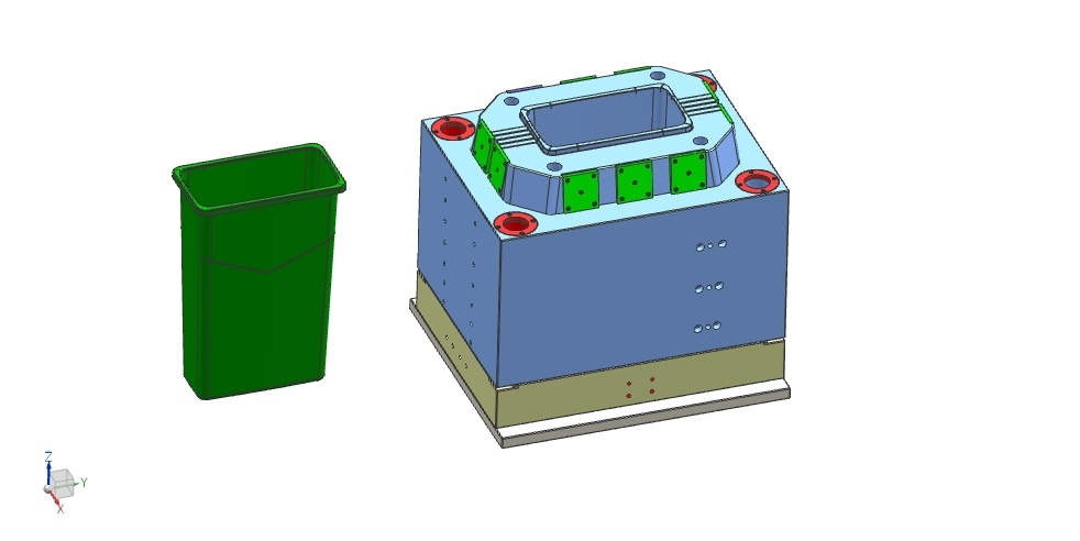 Plasitc Garbage Basket /Garbage Can/ Garbage Bin Molds