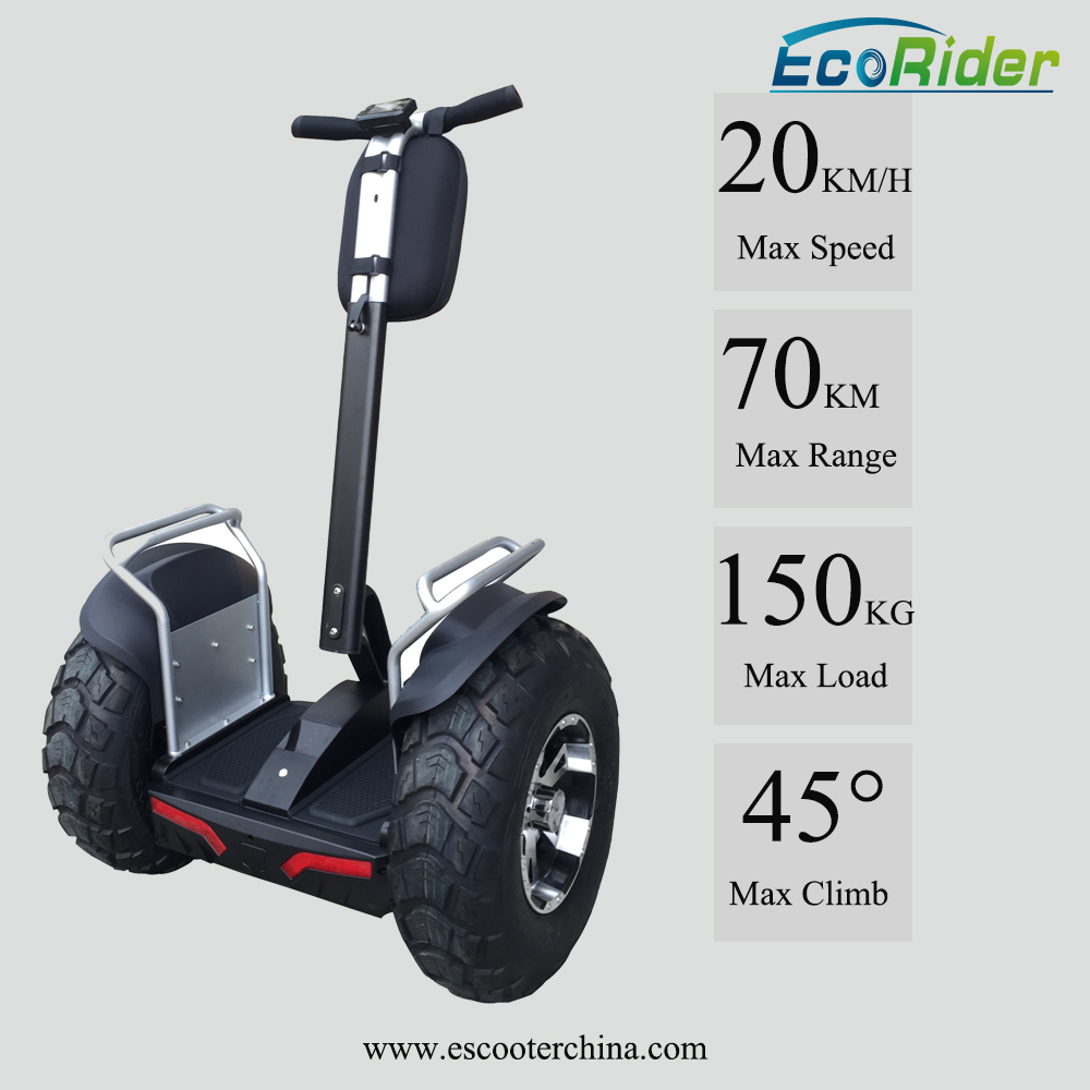 2018 Ecorider Hot Sale Lithium Battery E-Scooter Two Wheel Smart Balance Electric Golf Cart Scooter