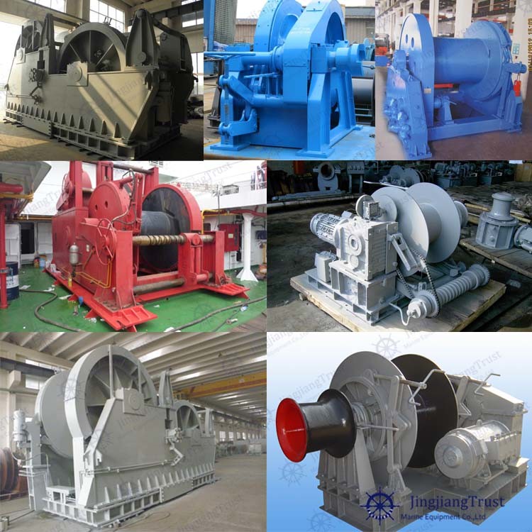 China Marine Supplies Electric Hydraulic Cable Reel Winch