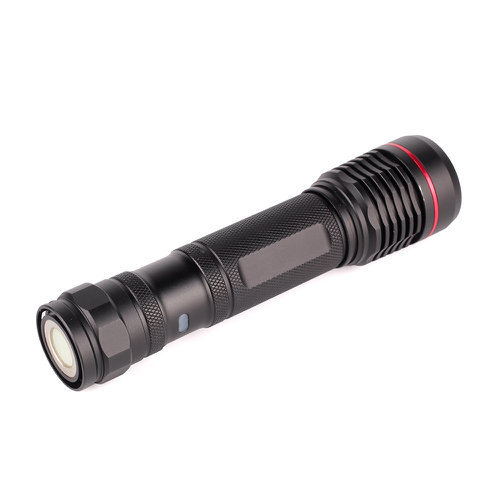 6W Aluminum LED Flashlight----Ipx4! ! (11-1S1801 3AAA/18650)