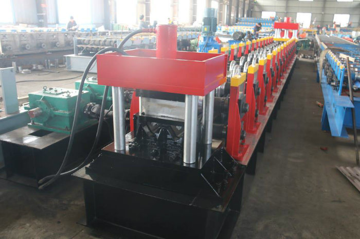 Two Waves Cold Rolled Highway Guardrail Roll Forming Machine