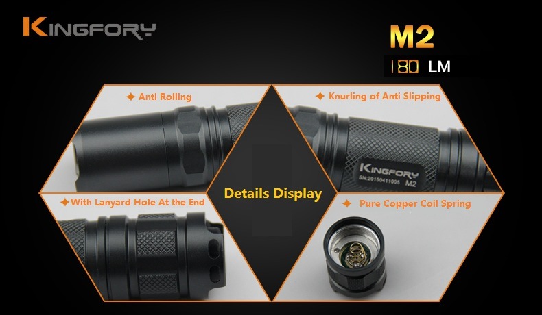 M2 Tactical Aliminum Alloy Mini LED Flashlight