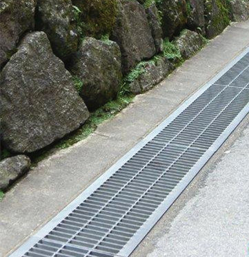 Double Open Steel Trench Grating